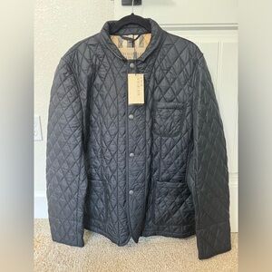 Men’s Authentic Burberry Brit Quilted Jacket